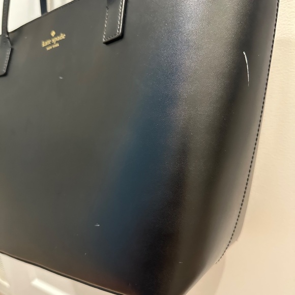 Kate Spade New York Black Leather Tote - Picture 6 of 14